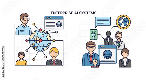Enterprise AI Systems: Global Network Connectivity and Team Collaboration