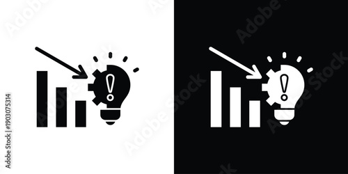 Crisis Management Icon Sheet Black And White
