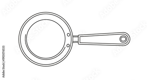 A silver key and a metal magnifying glass with a black handle are isolated on a white background as tools for discovery and exploration
