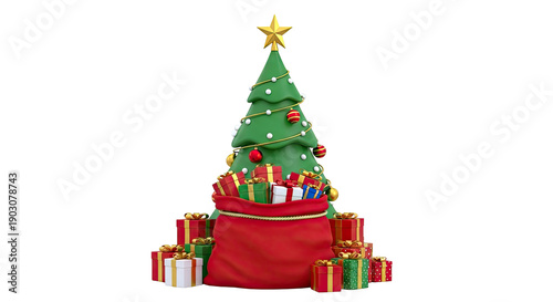 Christmas Tree and Gifts