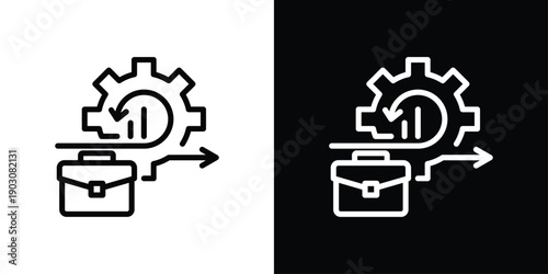 Agility Icon Sheet Black And White