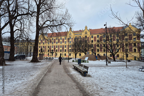 Canvas Print Building