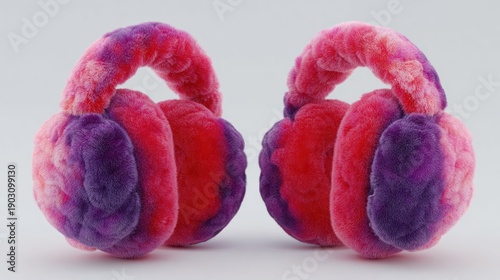 Pair of colorful earmuffs