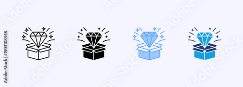 Value Proposition Icon Set Multistyle Various Collection Element For Design