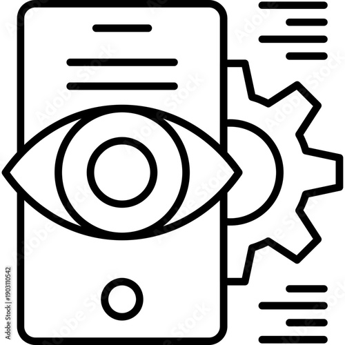 Vision Icon Vector Element