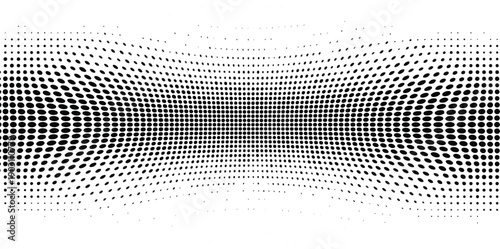 Abstract monochrome grunge halftone pattern. Vector illustration	