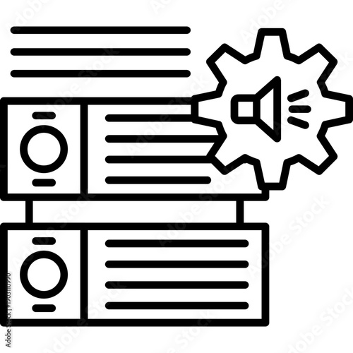 Average Position Icon Vector Element