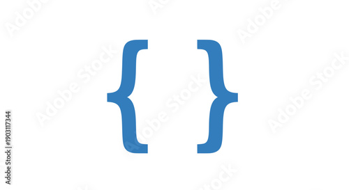 Curly Brackets Symbol