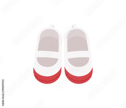 上履き,フラットイラスト