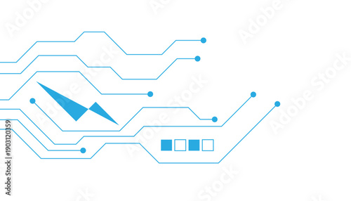 Vector abstract circuit technology business background of pattern with a circuit.