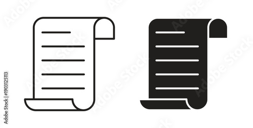 History icons vector symbol with editable stroke and flat versions