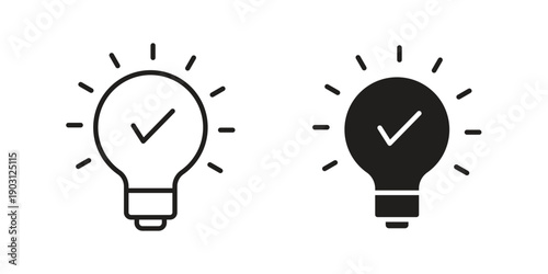 Idea icon suitable symbol. Simple stock illustration stock