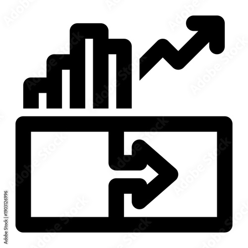 Integration, Sales Integration, Marketing Integration Outline Icon