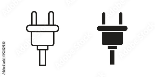 Plug adapter icon suitable symbol. Simple stock illustration stock
