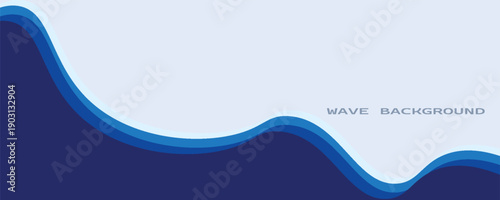 Sea waves layered vector background illustration and sea beach vector illustration.
