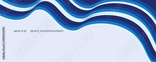Sea waves layered vector background illustration and sea beach vector illustration.background abstract.