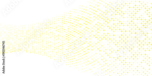 Gold falling down confetti background. Repeated golden dotted glitter pattern. Yellow, orange and golden dots wallpaper.