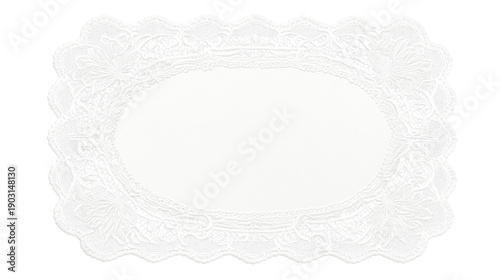 Vintage-Inspired Lace Doily Transparent PNG