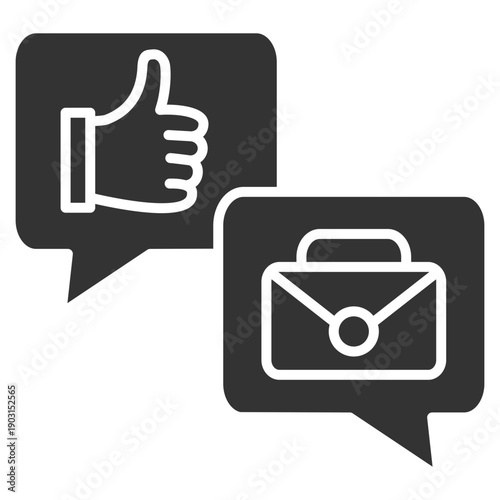 Work On Demand Glyph Icon