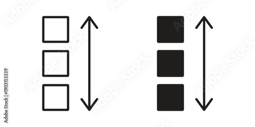 Apps sort icon vector. EPS 10 editable vector bundle