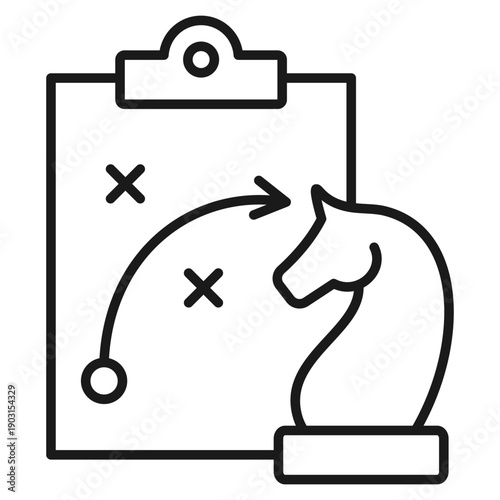 Strategy Outline Icon