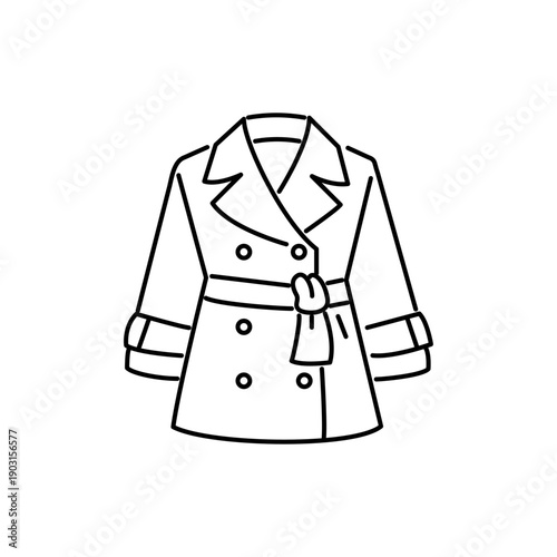 トレンチコートをモチーフにした春アイコン