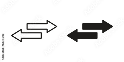 Data transfer icon vector. EPS 10 editable vector bundle