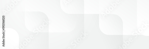 Abstract pattern white geometric banner design background.