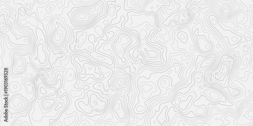 Seamless Stylized Black and White Elevation Topography Pattern Design
Detailed Geographic Terrain Contour Lines in Vintage Outdoor Style
