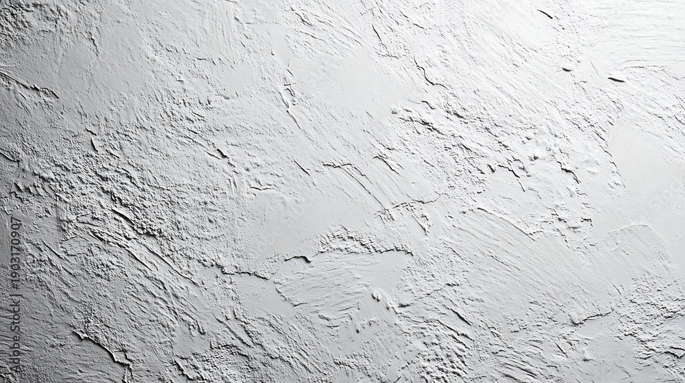 Fototapeta premium Textured White Plaster Surface with Shadows image freshly