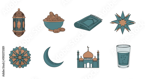 Collection Moderne Dicônes Duotone pour les Fêtes Islamiques