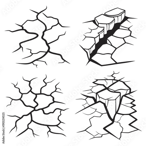 Diverse illustrations of neuron structures showcasing various cellular connections and formations Vector