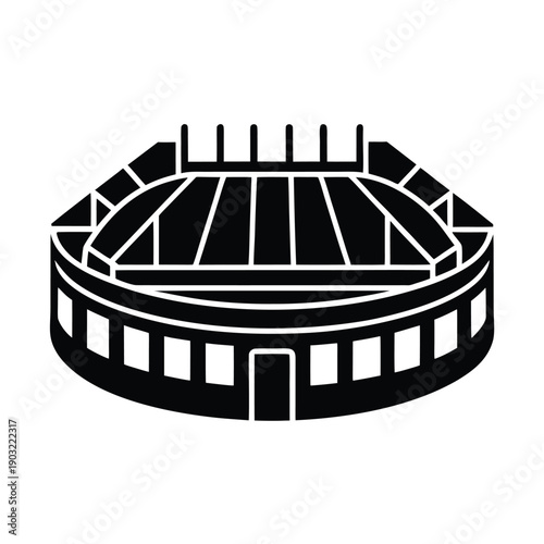 Sports Stadium Outline Icon