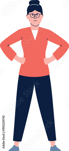 Sad person. Angry nervous woman with upset expression