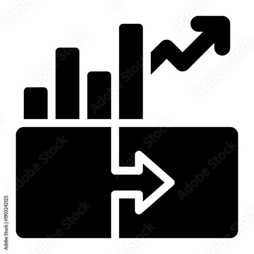 Integration, Sales Integration, Marketing Integration Glyph Solid Icon