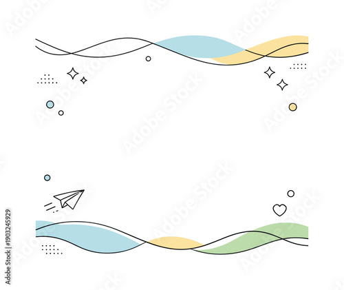 Abstract Story Waves. Story highlight background. A minimal vertical background with abstract waves and dots creating gentle movement. Clean storytelling