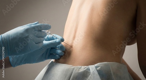 Professional Lumbar Puncture Medical Collection: Spinal Tap Procedure, CSF Collection, and Neurology Diagnostic Concepts.