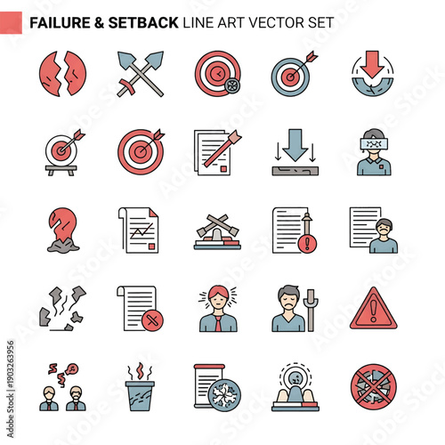 Failure and Setback Concept With Broken Path Symbolizing Challenges and Recovery