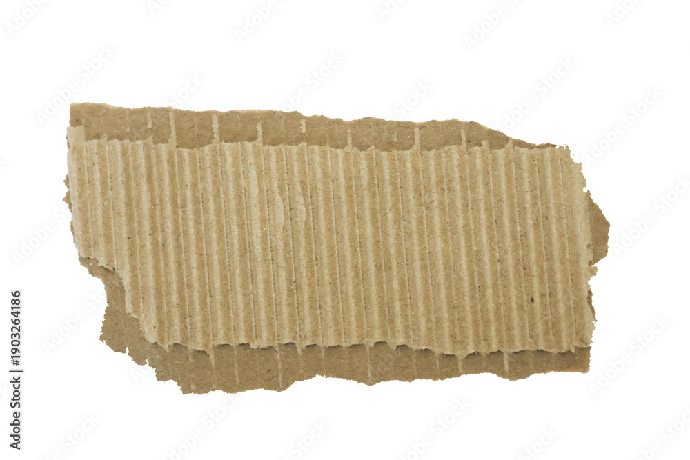Naklejka premium Torn cardboard paper for using as a text box