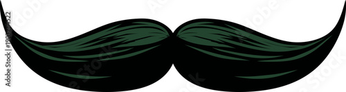 Handlebar Mustache Vector