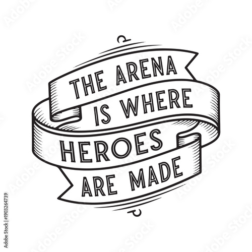  inspirational banner with motivational quote on white background