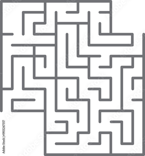 Maze puzzle template. Find path kid game