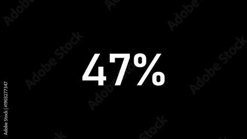 Foto 47% percentage number illustration