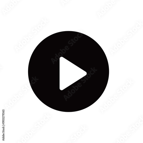 円形 再生ボタン アイコン