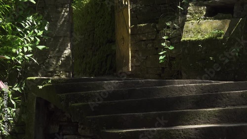 Steps at Castillo de Edward James in Xilitla, San Luis Potosi, Mexico during daylight