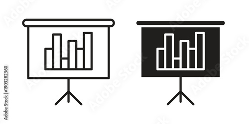 Billede på lærred Slideshow icon concept