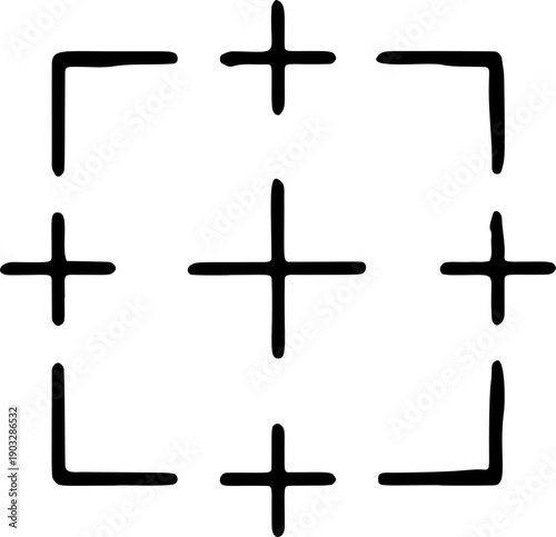 Hand Drawn Focus Frame