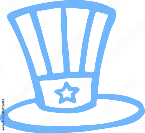 Uncle Sam Hat Doodle