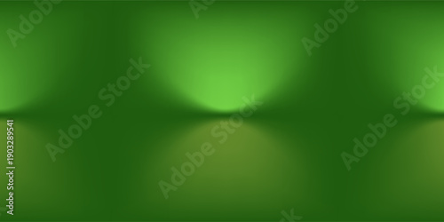 Abstract gradient podium background. Empty green 3D studio background. Clean scene for product presentation mockup template. eps 10