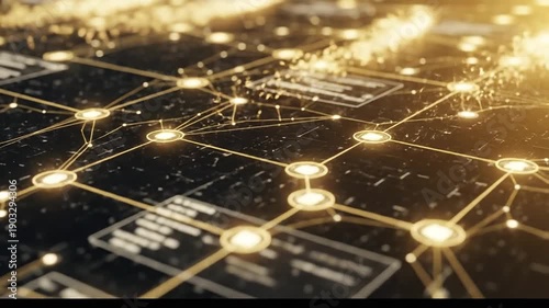 Golden data network with energetic connections